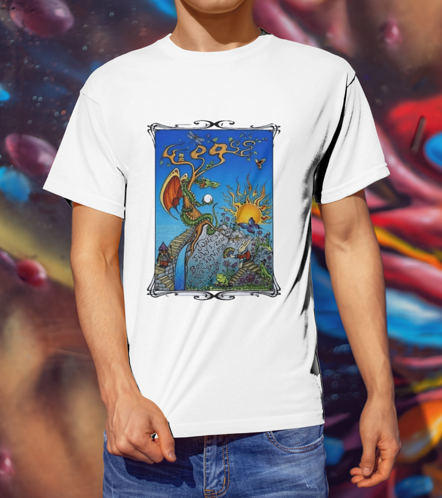 Goose July 2026 Boston Dragon Fantasy Art Leader Bank Pavilion T-Shirt