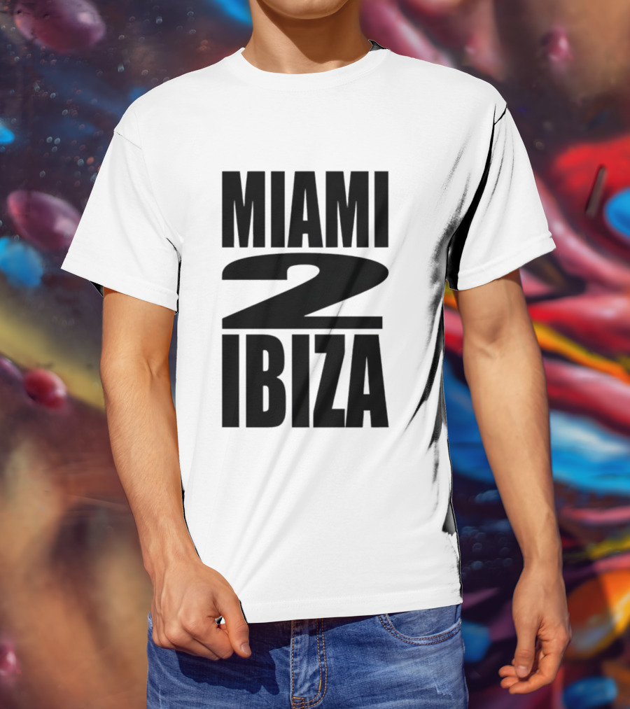 Miami 2 Ibiza Nightclub Party Vibes Electronic Dance Music T-Shirt