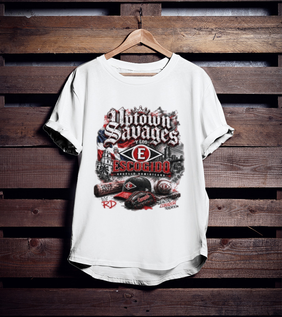 Uptown Savages Y Los Escogido Desde 1922 Orgullo Dominicano Tradición RD T-Shirt