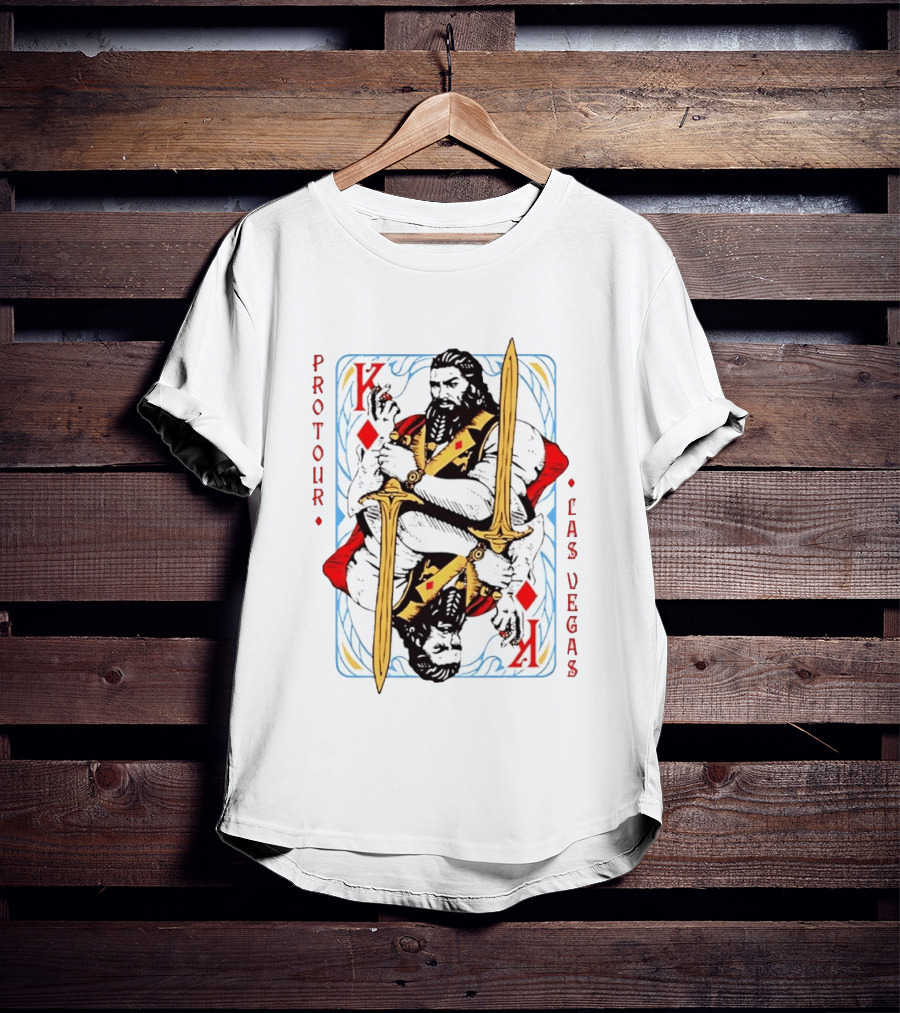 Pro Tour Las Vegas 2026 King Of Diamonds Playing Card T-Shirt