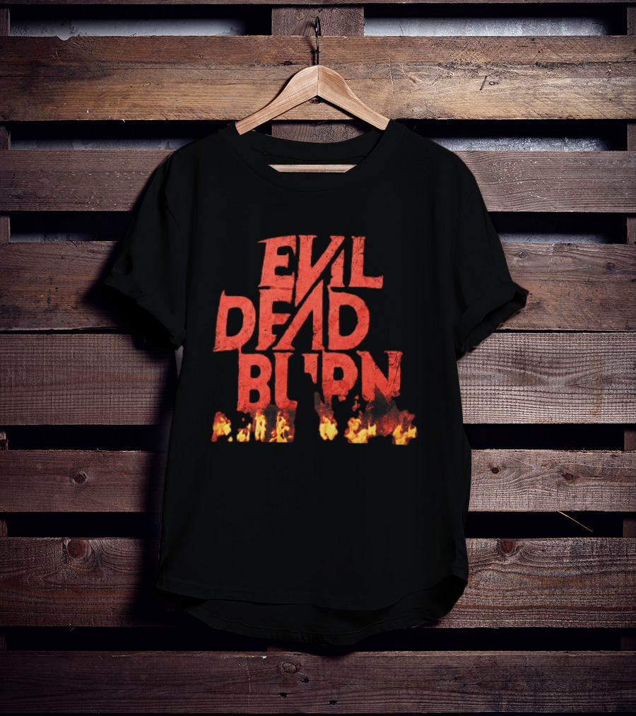 2026 Souheila Yacoub Evil Dead Burn Movie Fire Letters T-Shirt