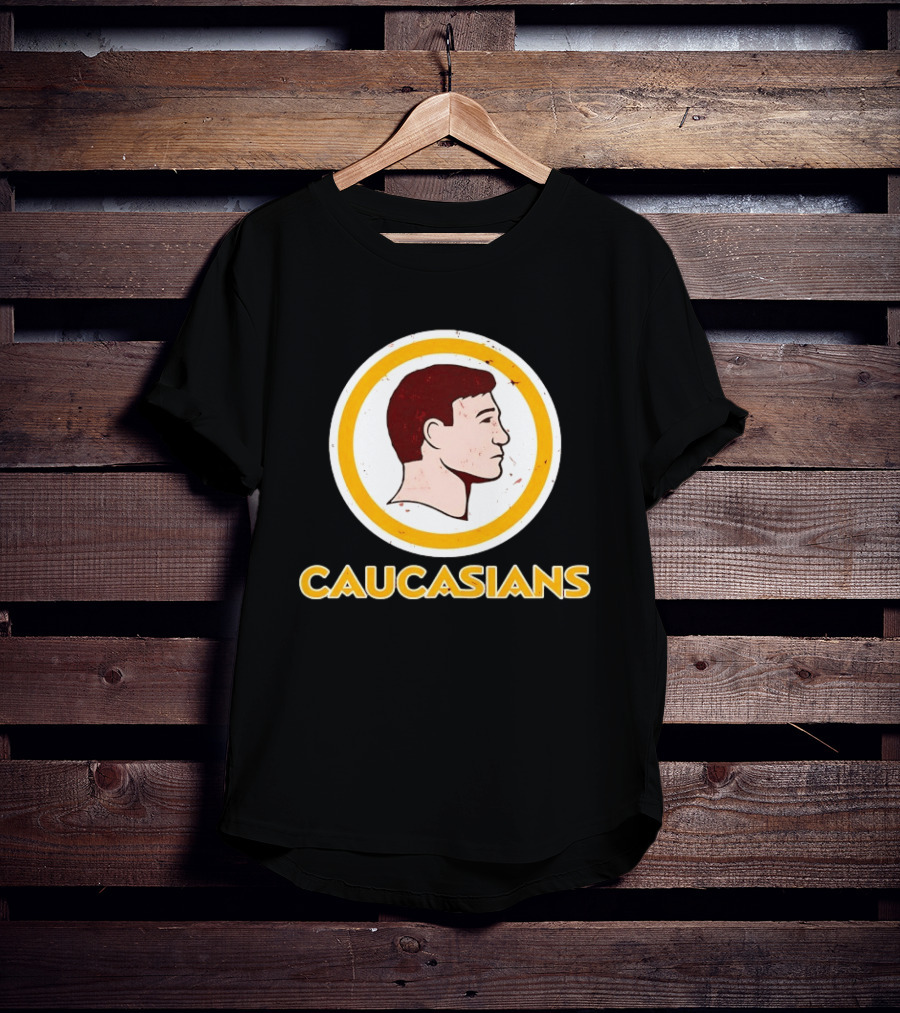 Caucasians Satire Humor Sports Team T-Shirt
