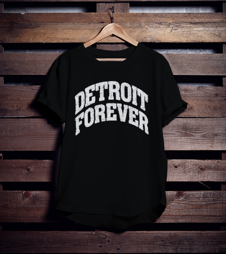 Detroit Forever 2026 Vintage Style Arch T-Shirt