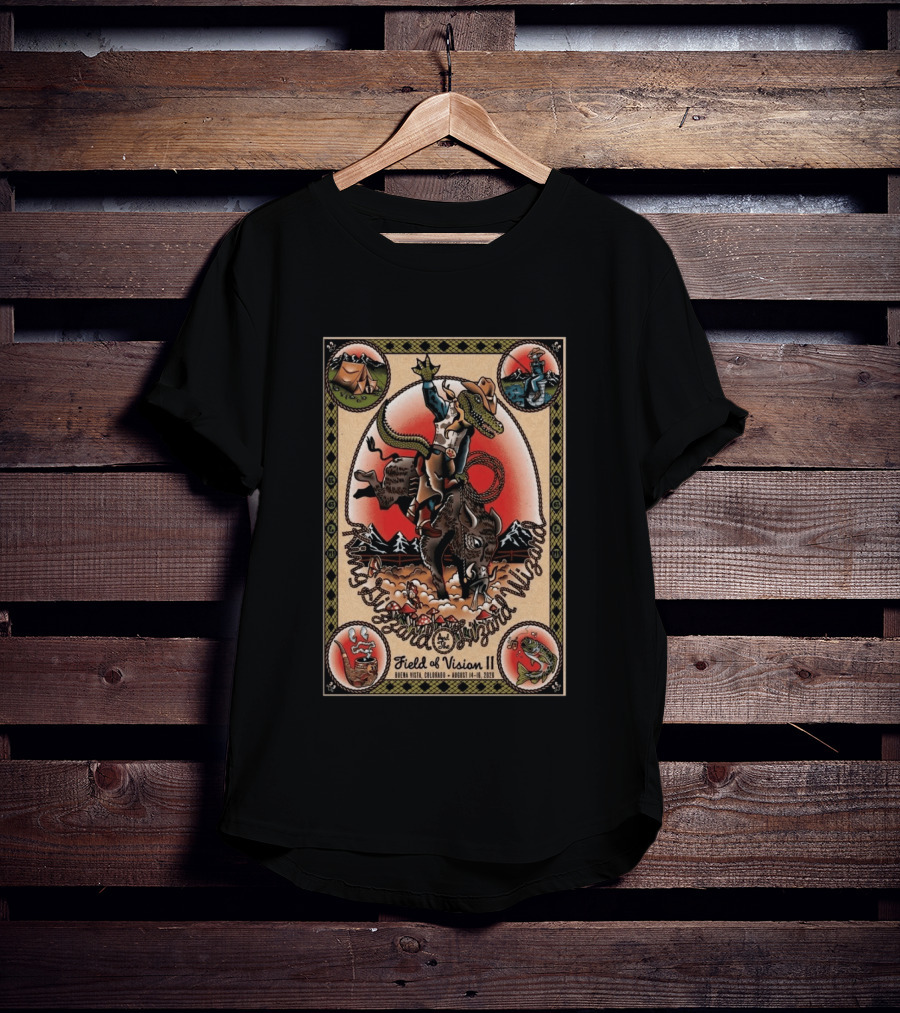King Gizzard And The Lizard Wizard Field Of Vision II Buena Vista Colorado August 14 16 2026 T-Shirt