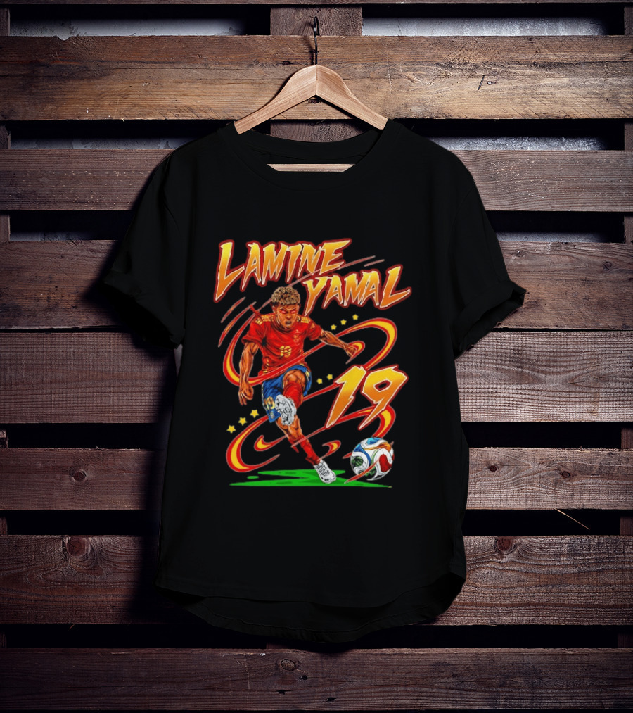 Lamine Yamal Spain National Football Team 19 Soccer Star T-Shirt
