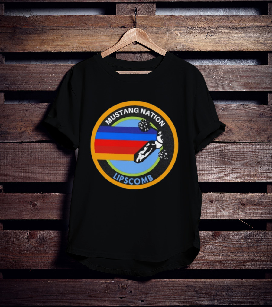 Mustang Nation Lipscomb Cheerleader Mustangs T-Shirt
