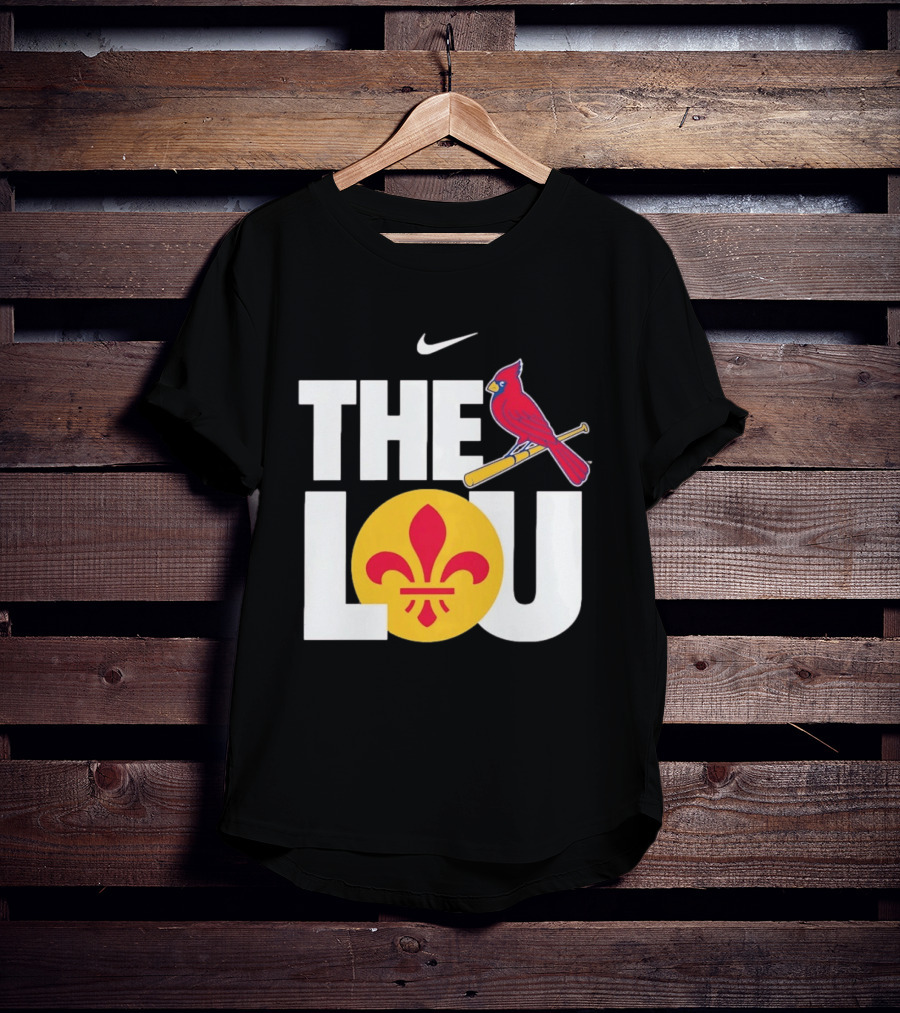 Nike St. Louis Cardinals The Lou Fleur De Lis Classic Baseball Fan Gear T-Shirt