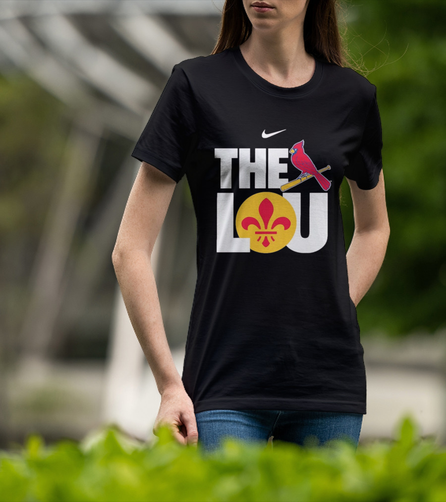 Nike St. Louis Cardinals The Lou Fleur De Lis Classic Baseball Fan Gear T-Shirt