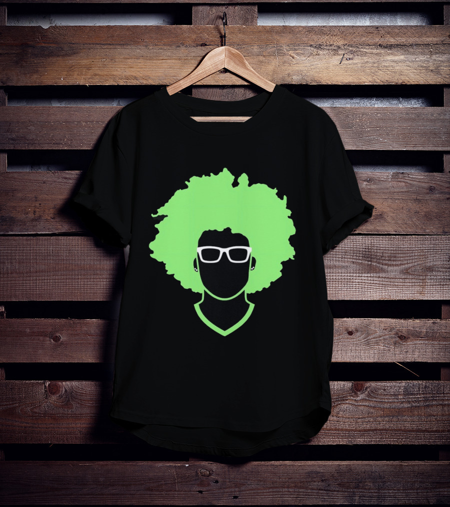 Olivia Miles Neon Afro Glasses Outline Minnesota Lynx T-Shirt