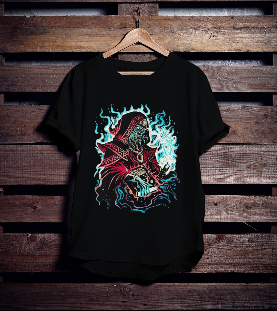 The Arch Lich Archlich Book Of Darkness Magic Dungeons And Dragons T-Shirt