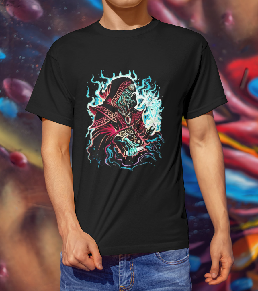 The Arch Lich Archlich Book Of Darkness Magic Dungeons And Dragons T-Shirt