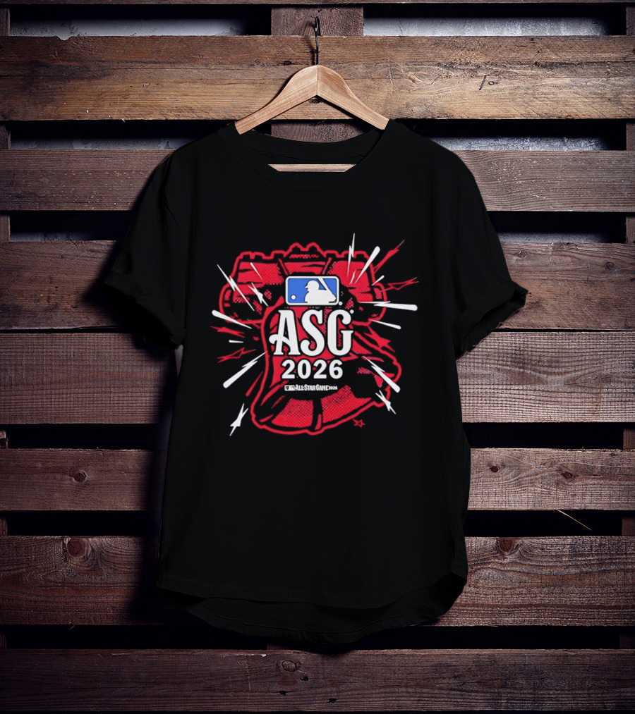 Philadelphia Phillies MLB All Star Game 2026 ASG Commemorative Baseball Glove MLB T-Shirt