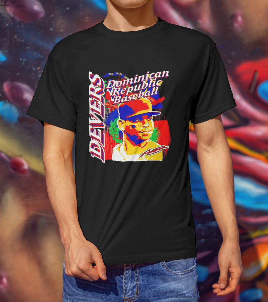 Rafael Devers Dominican Republic Baseball Boston Red Sox T-Shirt
