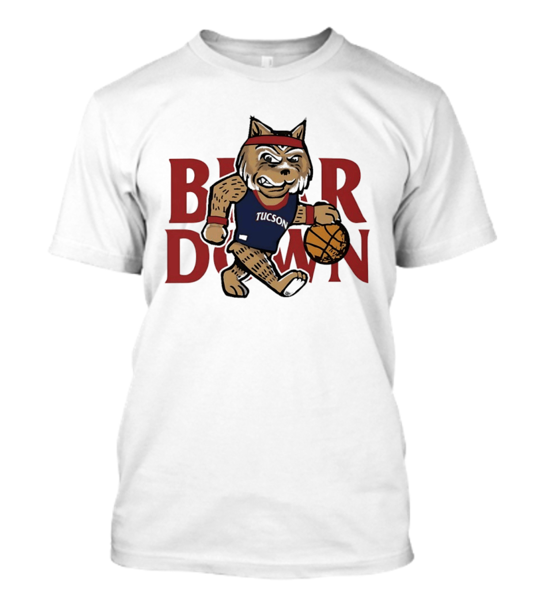 Bear Down Tucson Wildcats Basketball T-Shirt