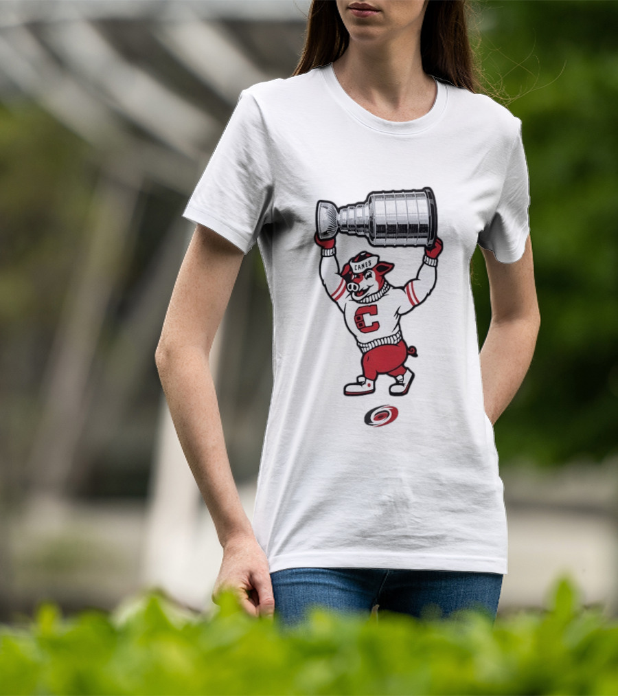 Carolina Hurricanes Stormy Canes Stanley Cup Victory T-Shirt