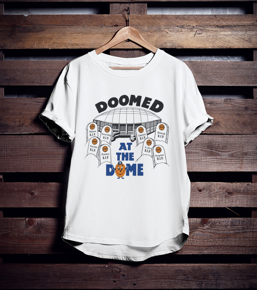 Doomed At The Dome Basketball Arena With Tombstones RIP T-Shirt