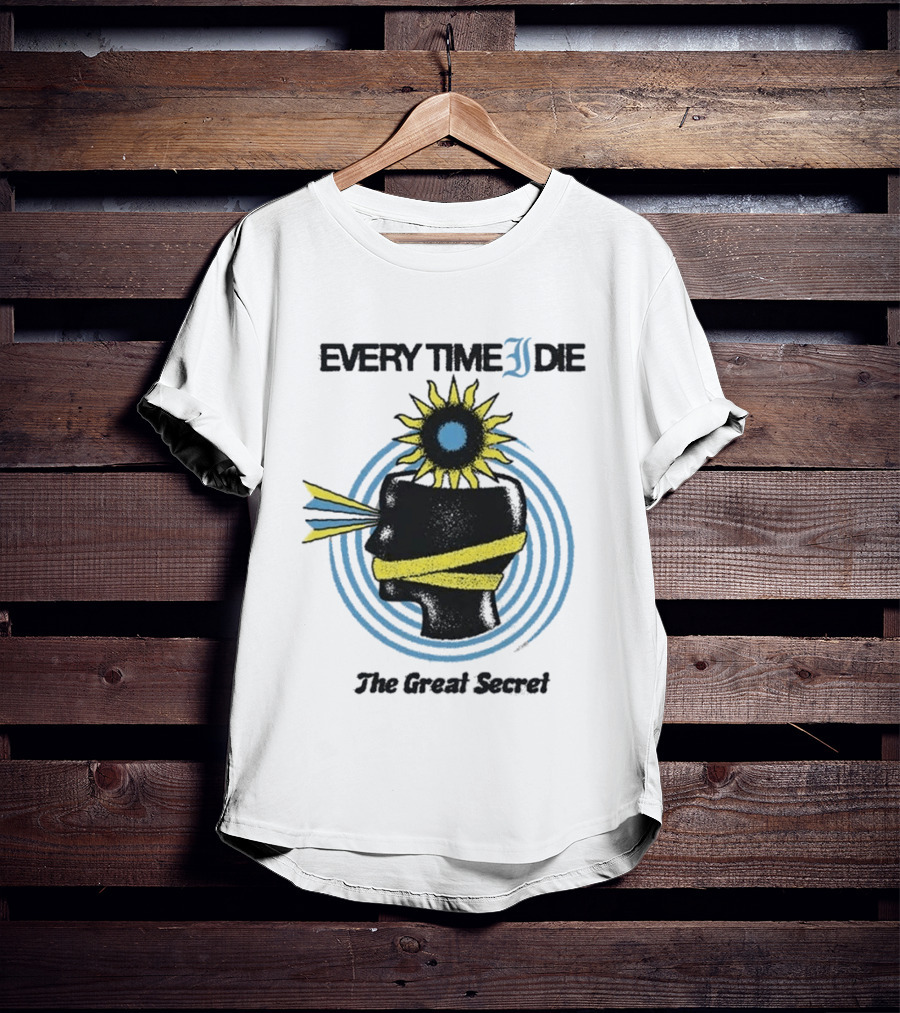 Every Time I Die The Great Secret Sunflower Head Exploding Concept T-Shirt