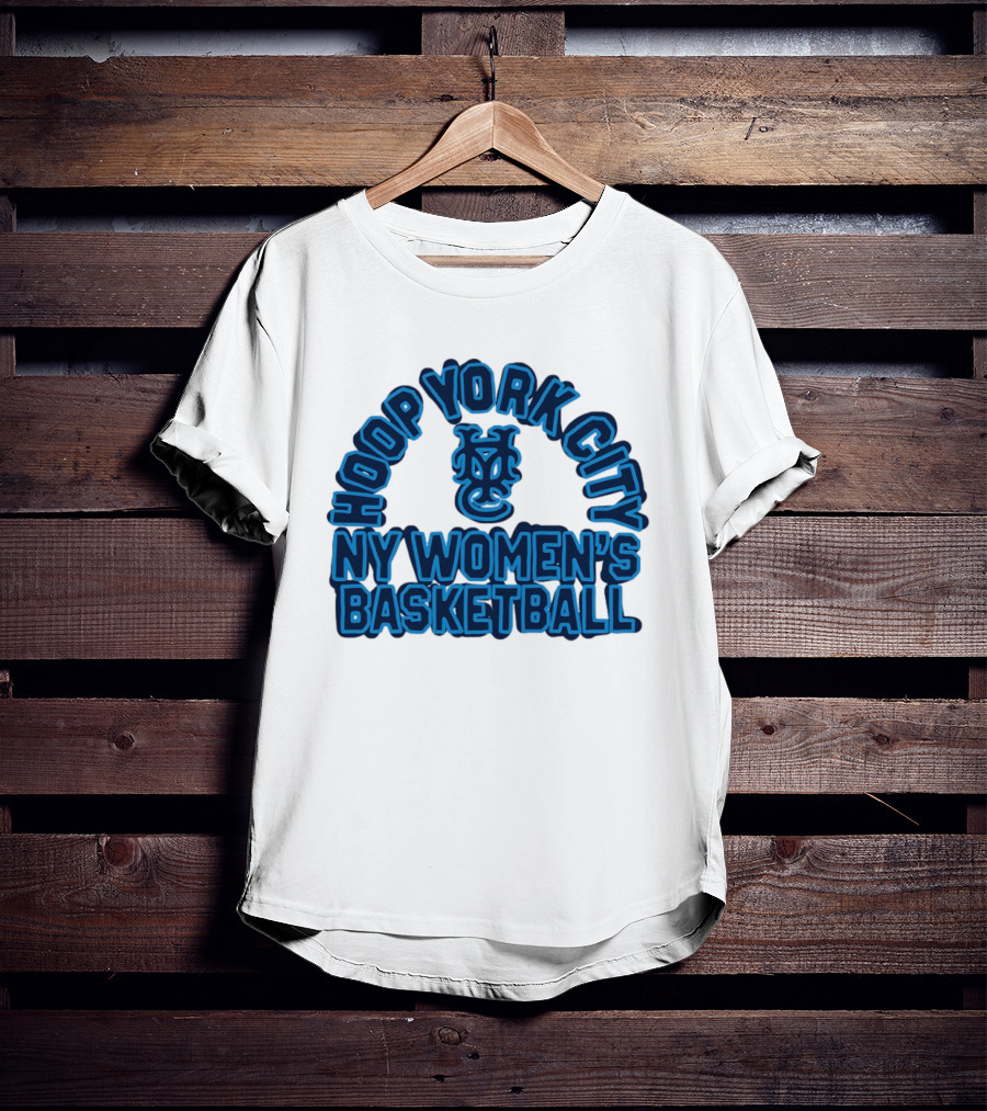 Hoop York City NY Women's Basketball New York Knickerbockers Basketball T-Shirt