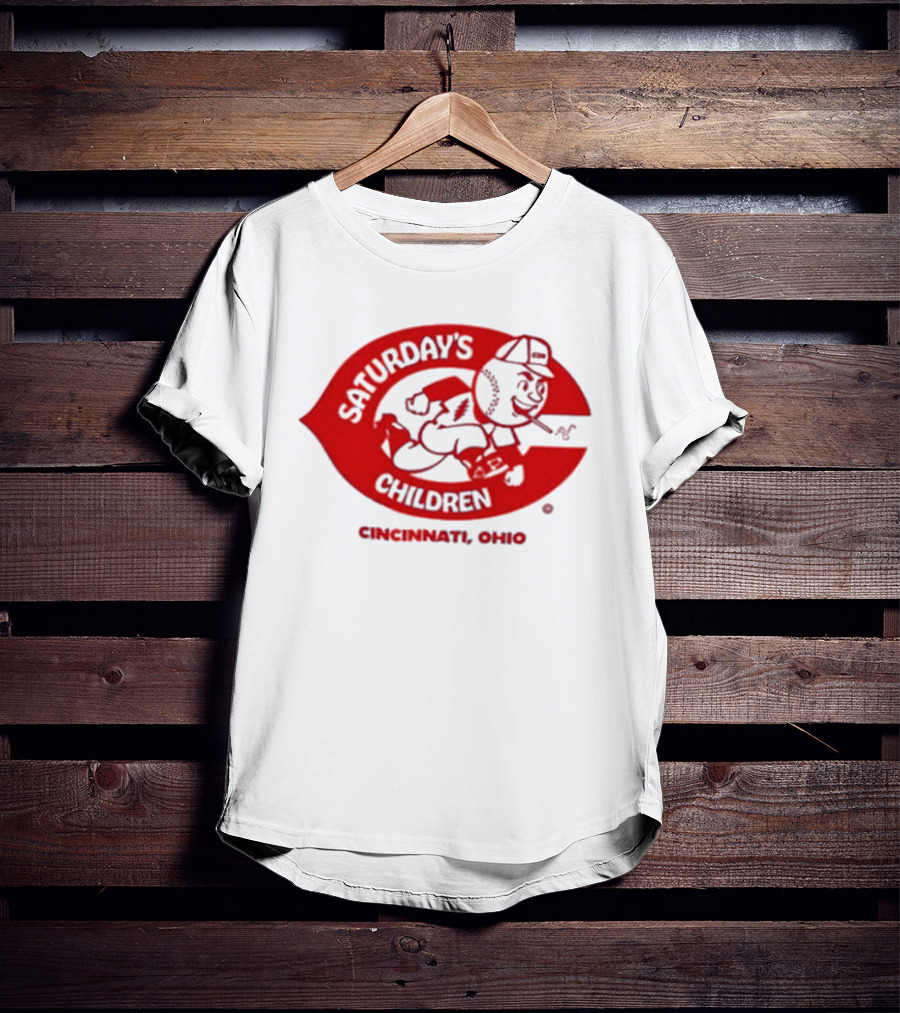 Saturday's Children Cincinnati Ohio Baseball T-Shirt