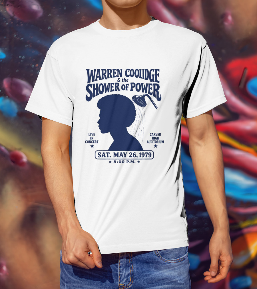 Warren Coolidge & The Shower Of Power Live In Concert Carver High Auditorium Sat May 26 1979 8:00 P.M. T-Shirt