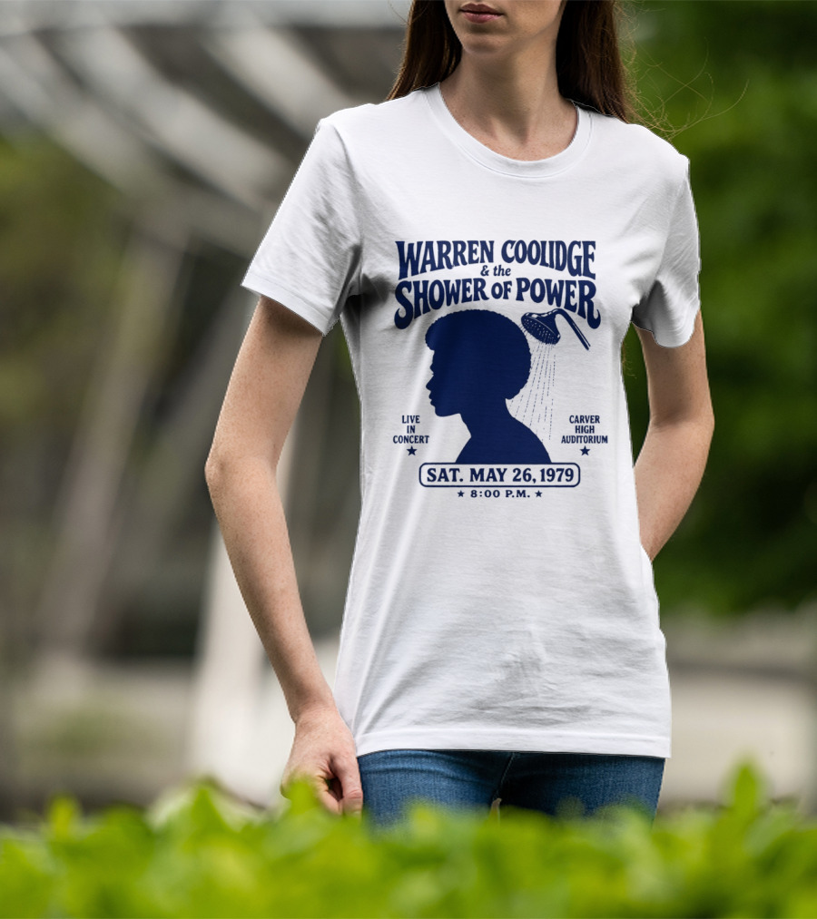 Warren Coolidge & The Shower Of Power Live In Concert Carver High Auditorium Sat May 26 1979 8:00 P.M. T-Shirt
