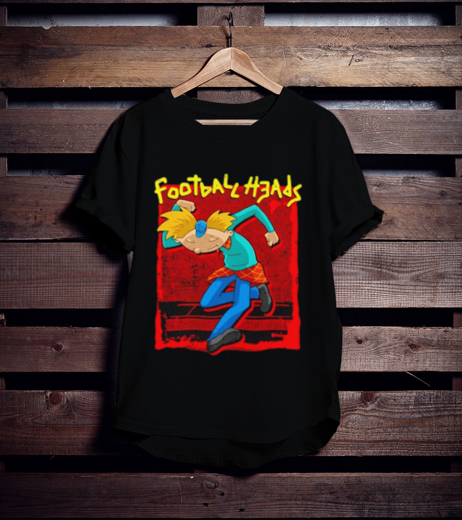 Hey Arnold Football Heads Nickelodeon Classic Cartoon T-Shirt