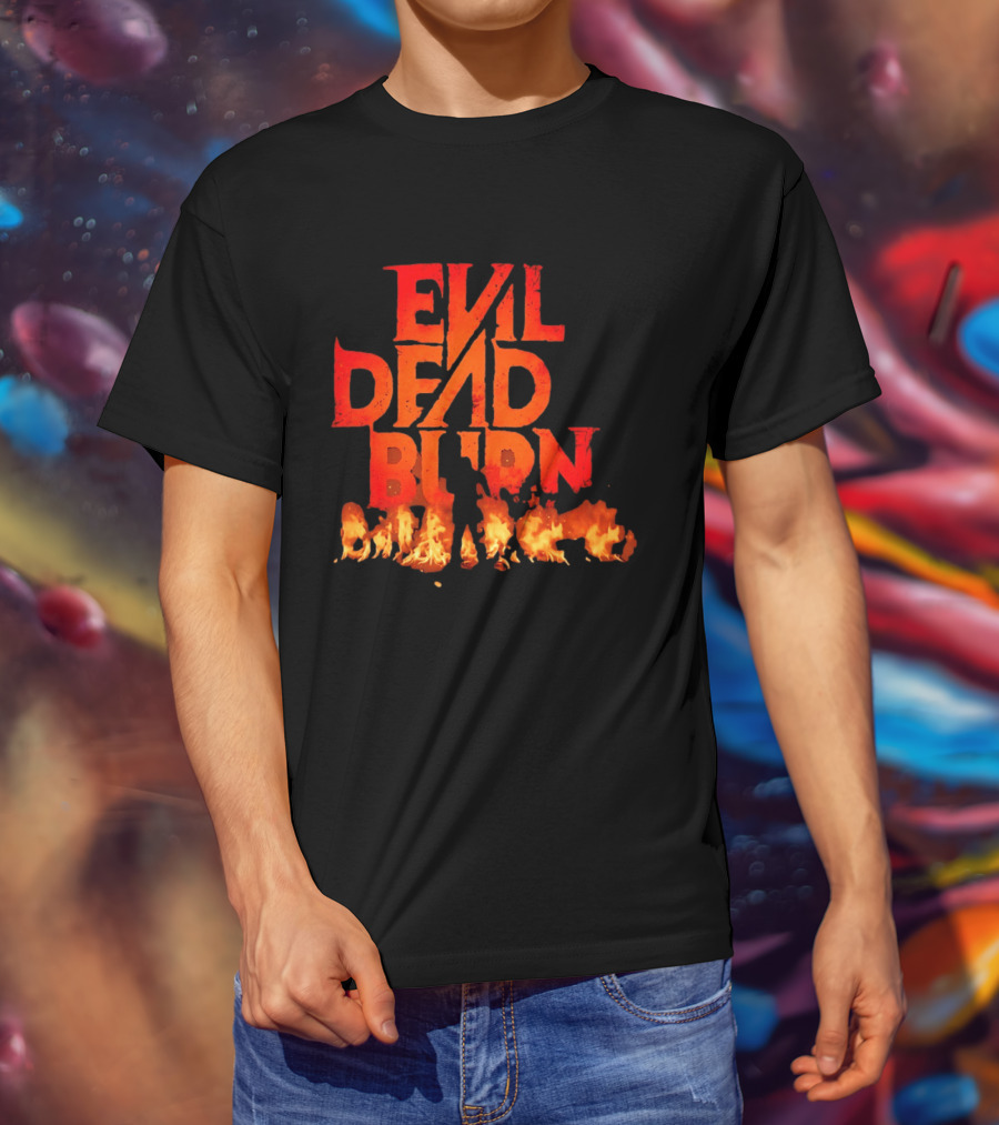 Evil Dead Burn Flaming T-Shirt
