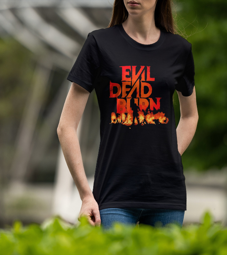 Evil Dead Burn Flaming T-Shirt
