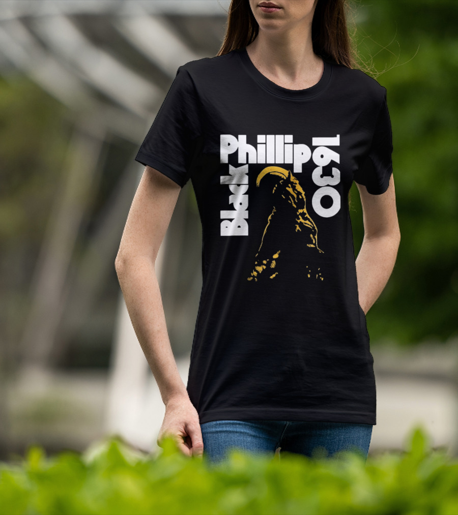 Black Phillip 1630 The Witch A24 Horror Movie T-Shirt