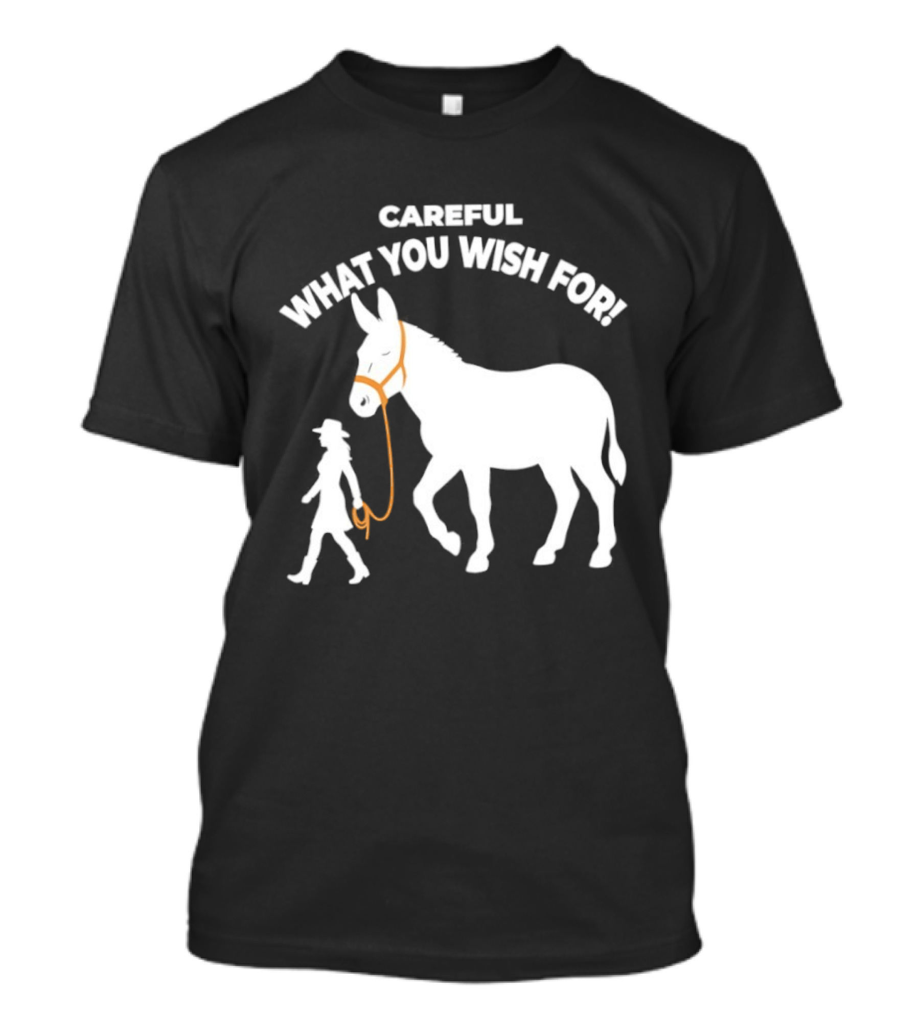 Careful What You Wish For Donkey Woman T-Shirt