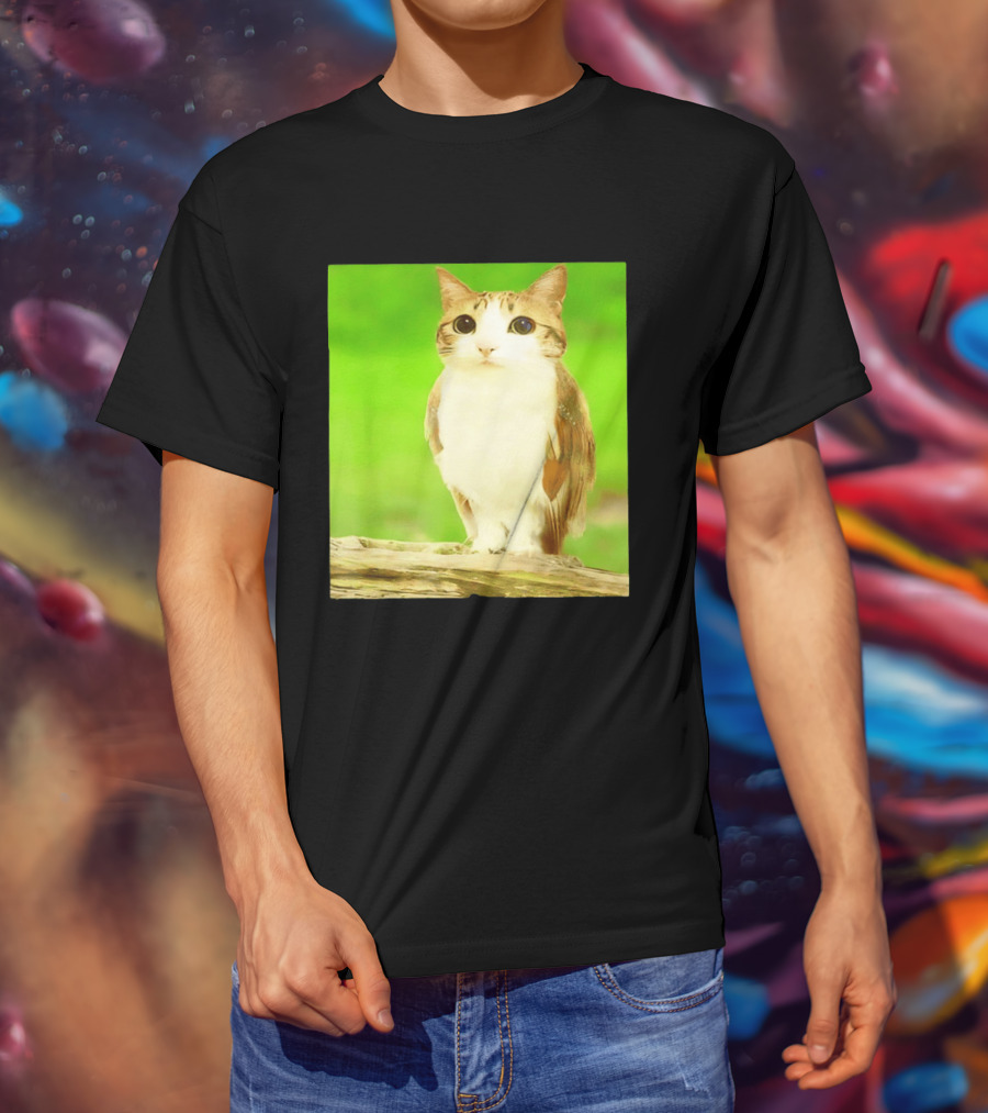 Cat Owl Hybrid Animal Mashup Creature Fusion T-Shirt