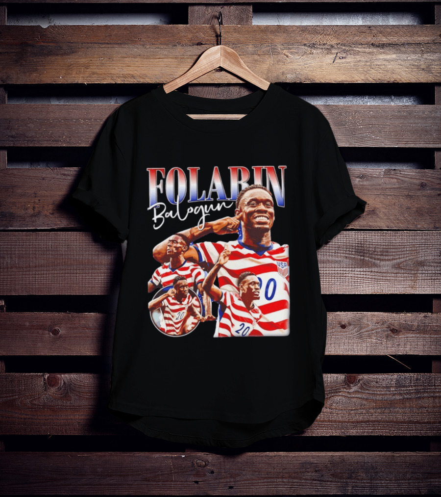 Folarin Balogun USMNT USA Soccer Team 20 Jersey T-Shirt