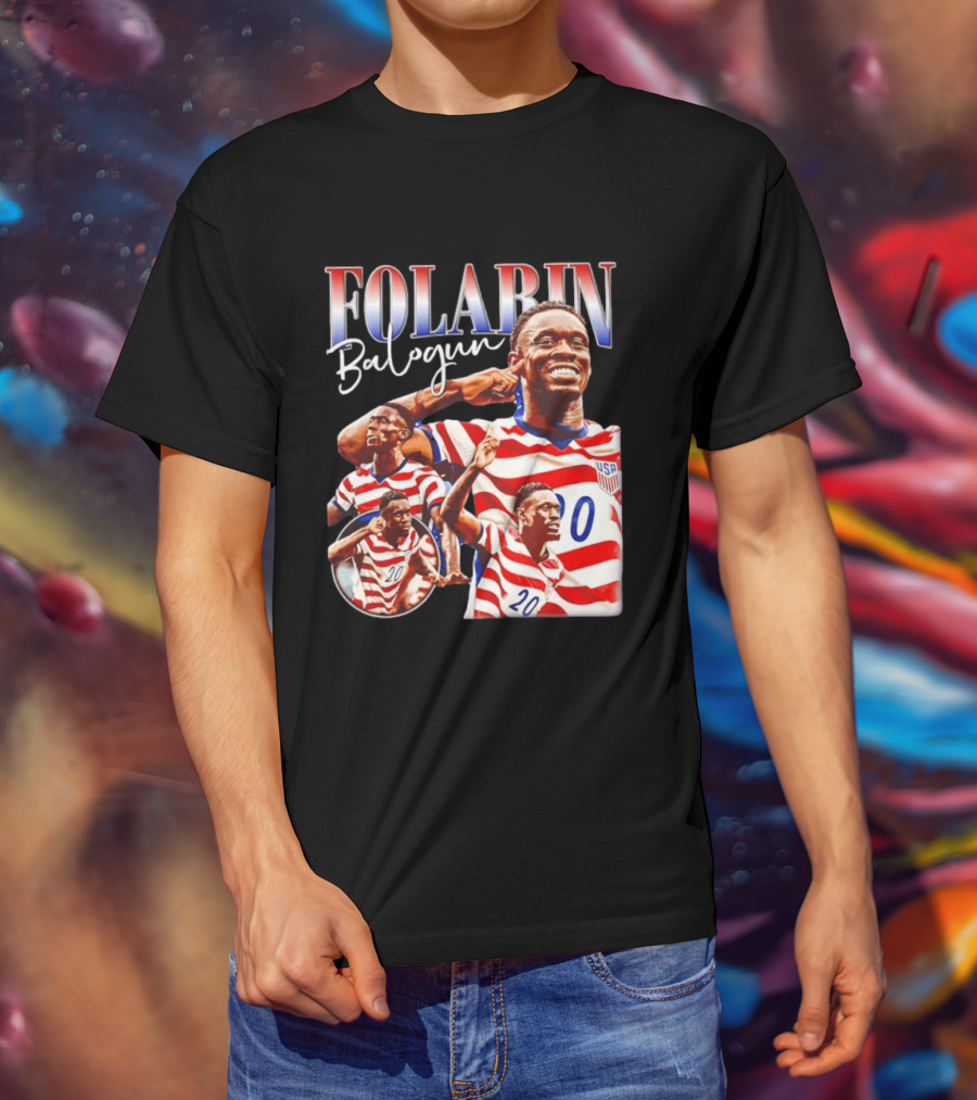 Folarin Balogun USMNT USA Soccer Team 20 Jersey T-Shirt