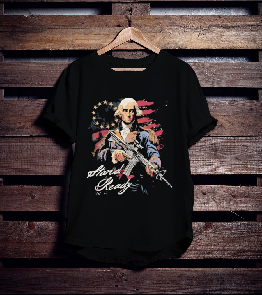 George Washington Star Spangled Hard Ready July 2026 T-Shirt