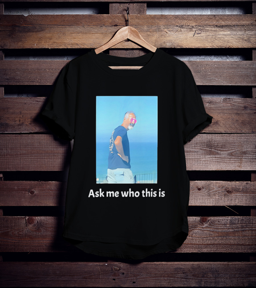 Ask Me Who This Is Hideo Kojima Scenic Beach T-Shirt
