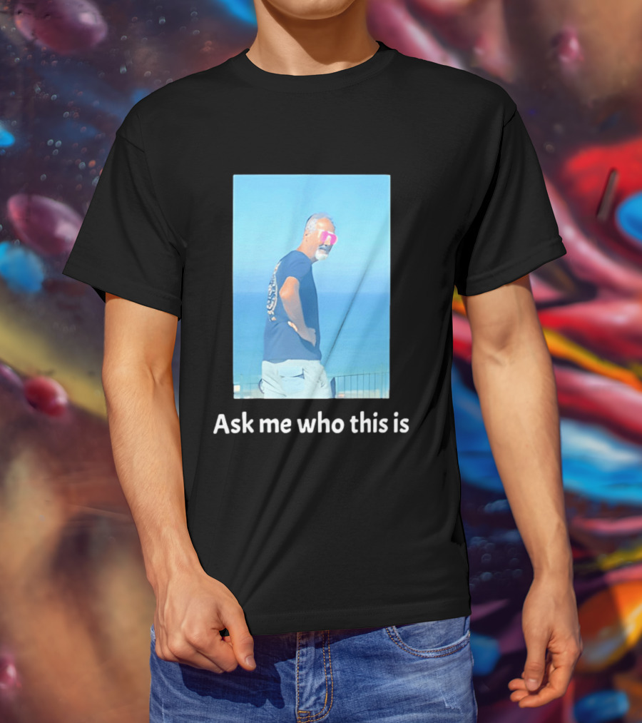 Ask Me Who This Is Hideo Kojima Scenic Beach T-Shirt