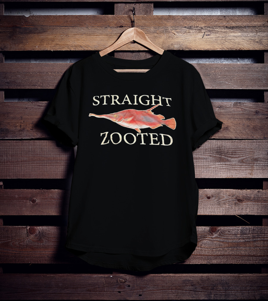 Straight Zooted Elephantnose Fish Marine Biology Nature Zoology Wildlife T-Shirt