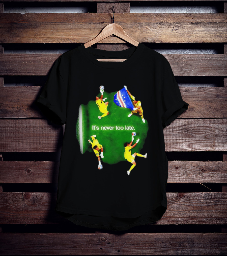Cape Verde National Team Goalkeeper Vozinha It's Never Too Late T-Shirt