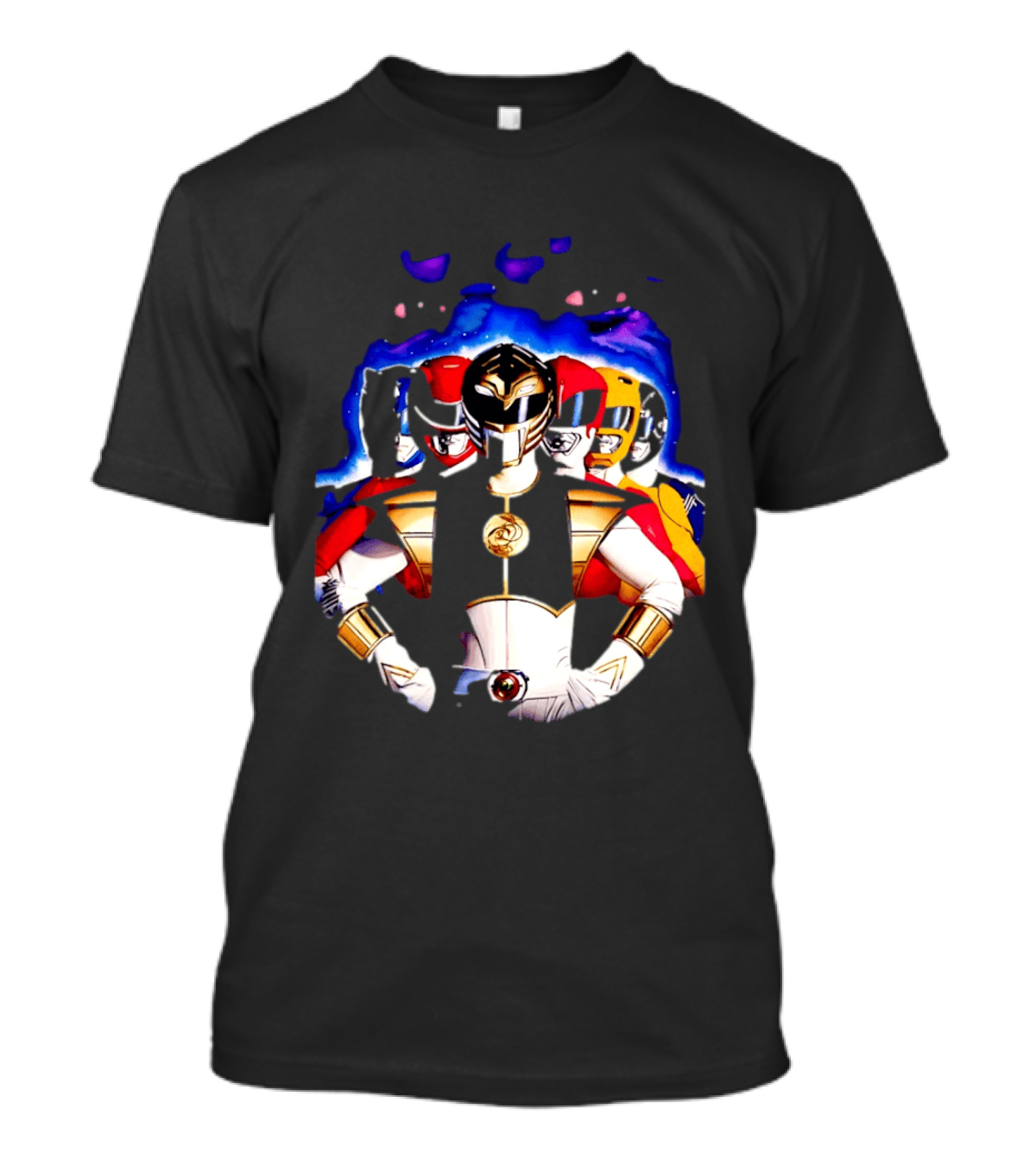 Power Rangers White Ranger Mighty Morphin Team Legacy T-Shirt