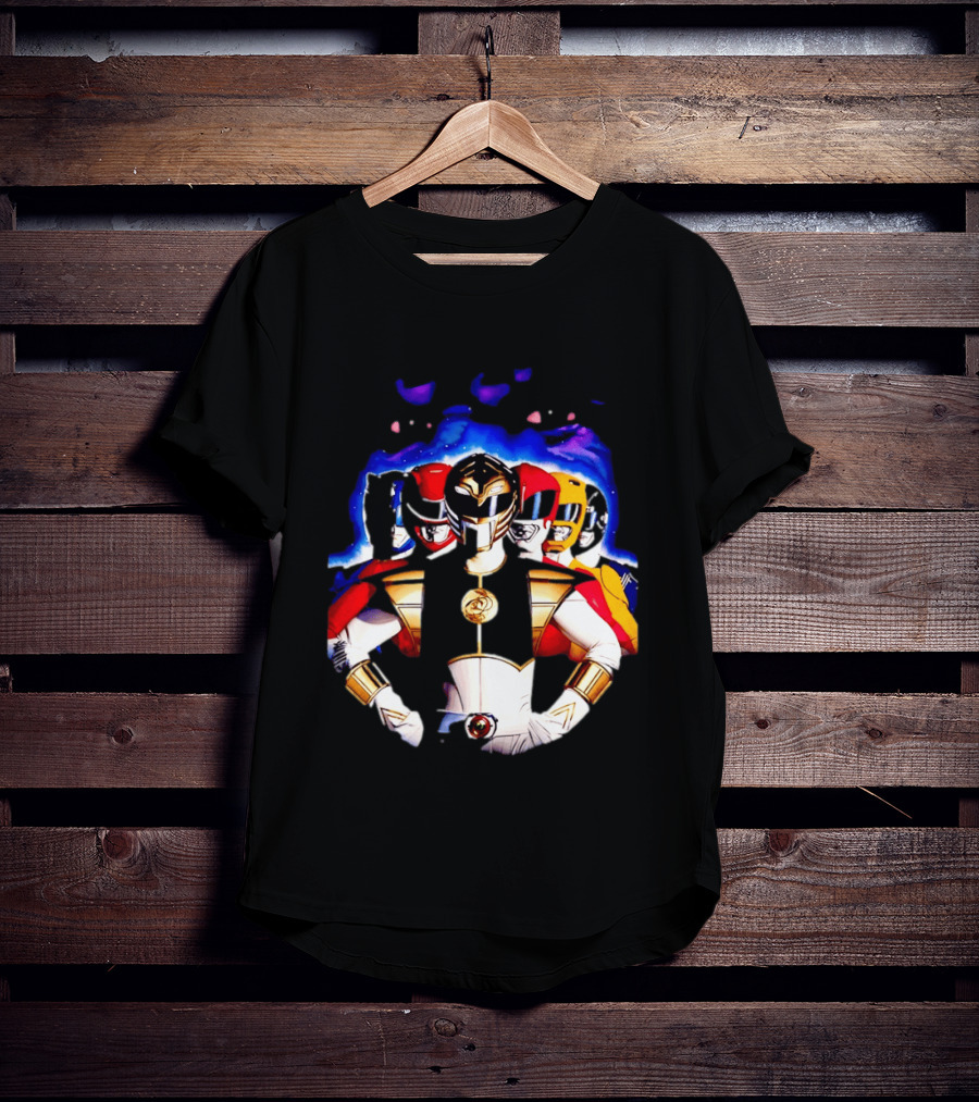 Power Rangers White Ranger Mighty Morphin Team Legacy T-Shirt