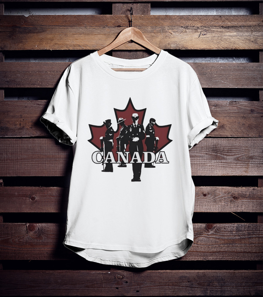 Canada Maple Leaf Canadian Armed Forces Personnel T-Shirt