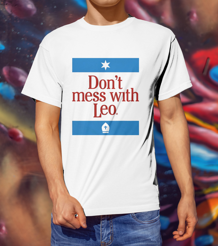 Don't Mess With Leo Mitre Star T-Shirt