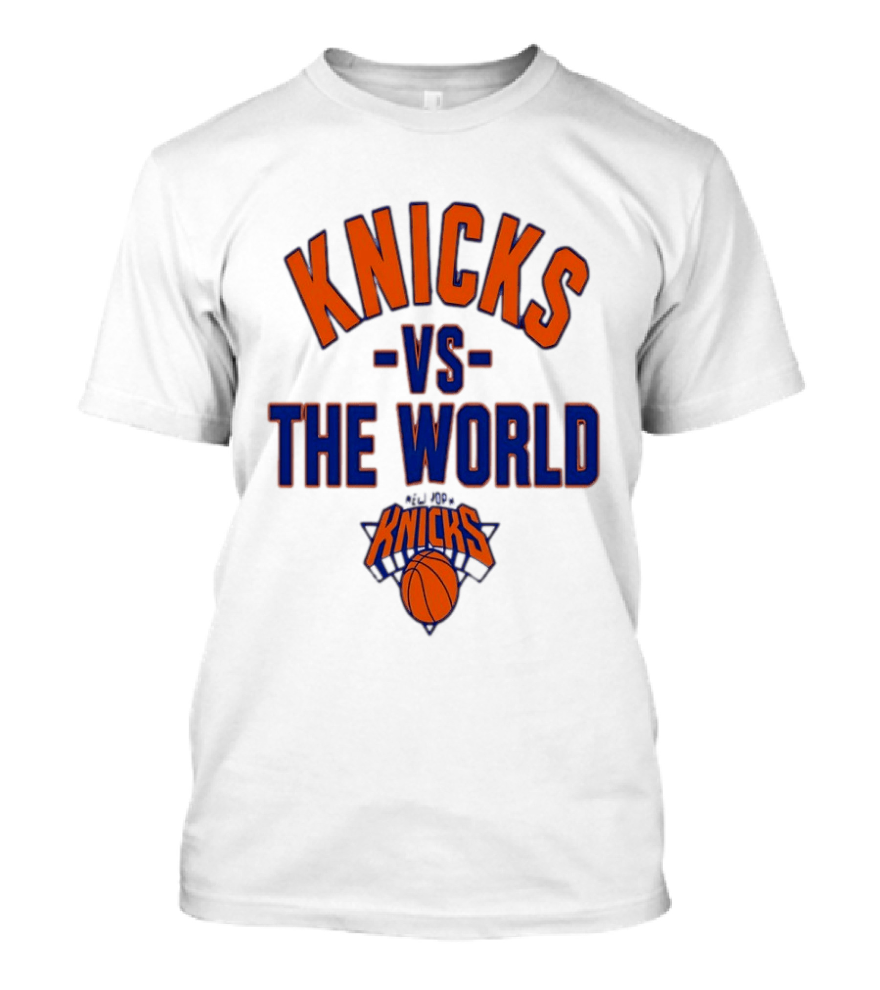 Knicks Vs The World Basketball New York Knicks T-Shirt
