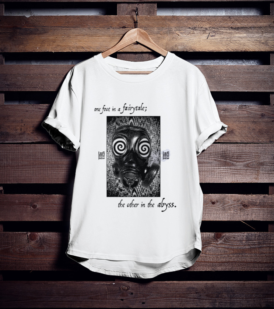 One Foot In A Fairytale The Other In The Abyss Hypnotic Spiral Eyes Face T-Shirt