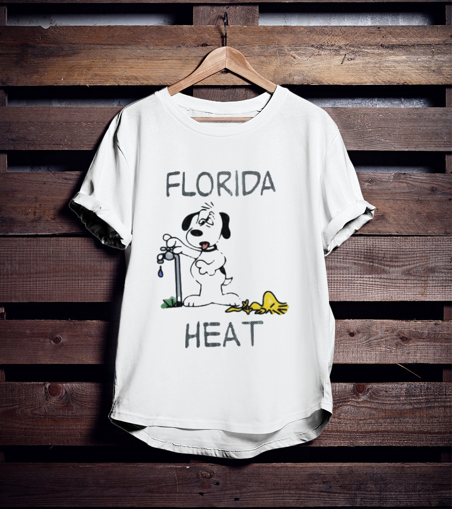 Florida Heat Snoopy Woodstock Peanuts T-Shirt