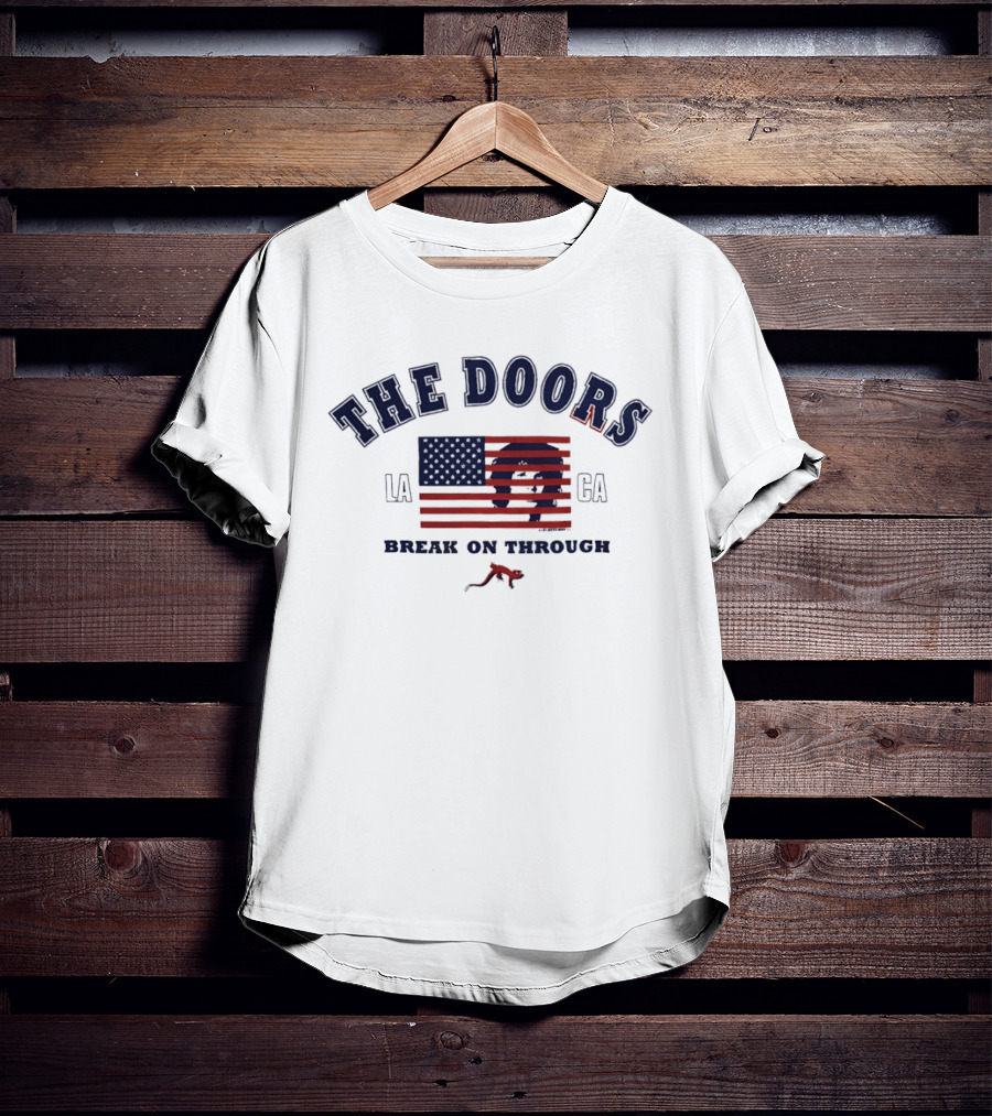 The Doors Break On Through LA CA Flag T-Shirt