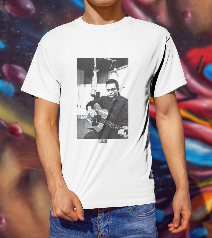 Kith Records Johnny Cash Folsom Prison Retro Music T-Shirt
