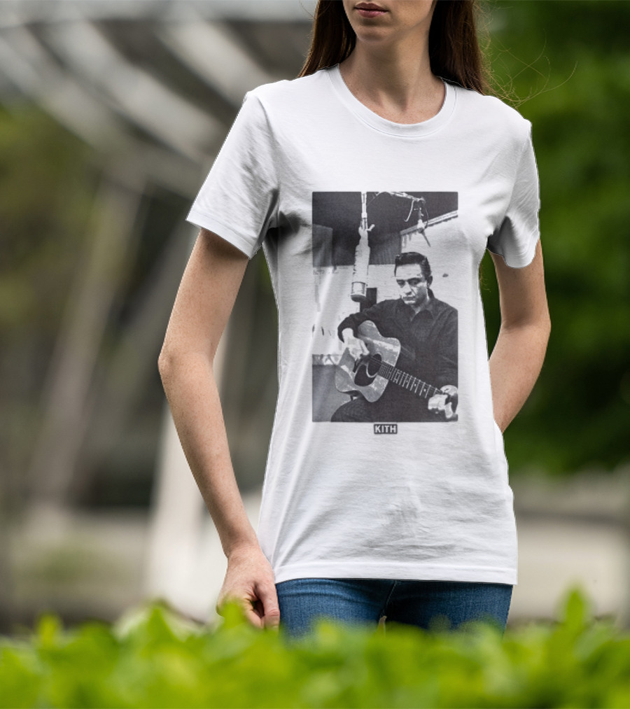 Kith Records Johnny Cash Folsom Prison Retro Music T-Shirt