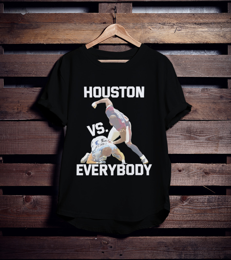 Houston Andre Johnson Vs Cortland Finnegan Everybody Texans Football Rivalry T-Shirt