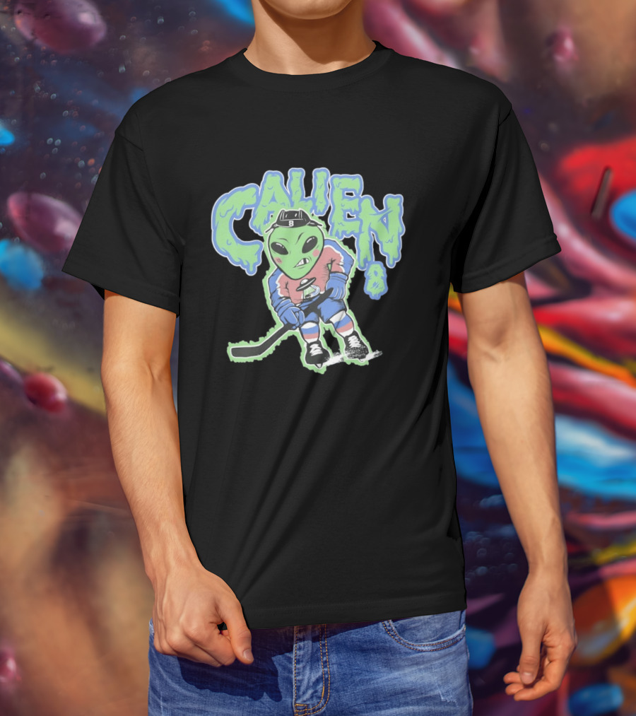Cale Makar Calien Alien Hockey Colorado Avalanche NHL T-Shirt